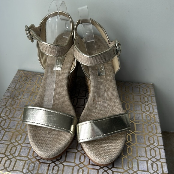Maypol Strappy Espadrille Wedge Heels Women's size 9.5/40 - Picture 2 of 8